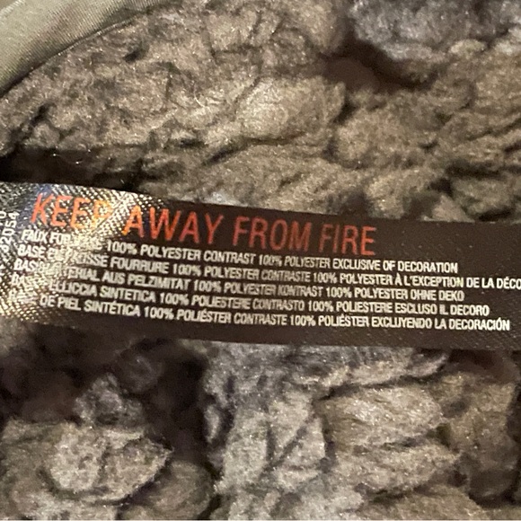 Free People Hit The Slopes Silver Sequin Jacket Fleece Lining Zip Pockets Xl - Picture 8 of 9